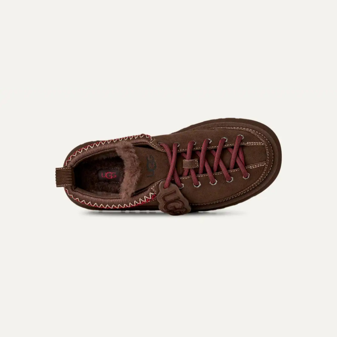 UGG Heritage Lace-Up Slipper BURNT CEDAR
