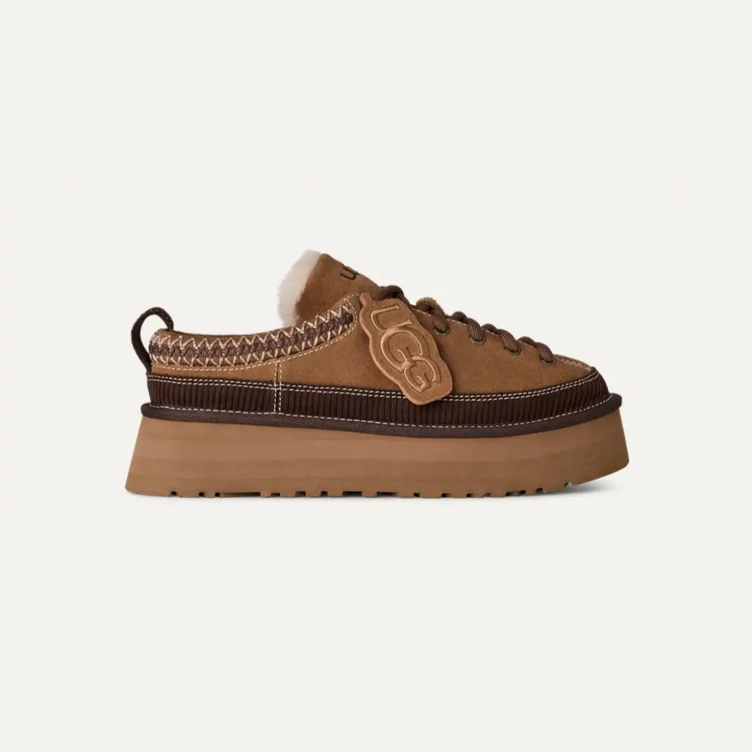 UGG Heritage Lace-Up Slipper  CHESTNUT COLOR (